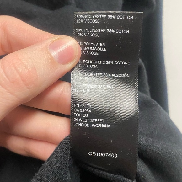 We The Free Free People Black Basic Oversized Tunic Sweater Size Small - Picture 4 of 5